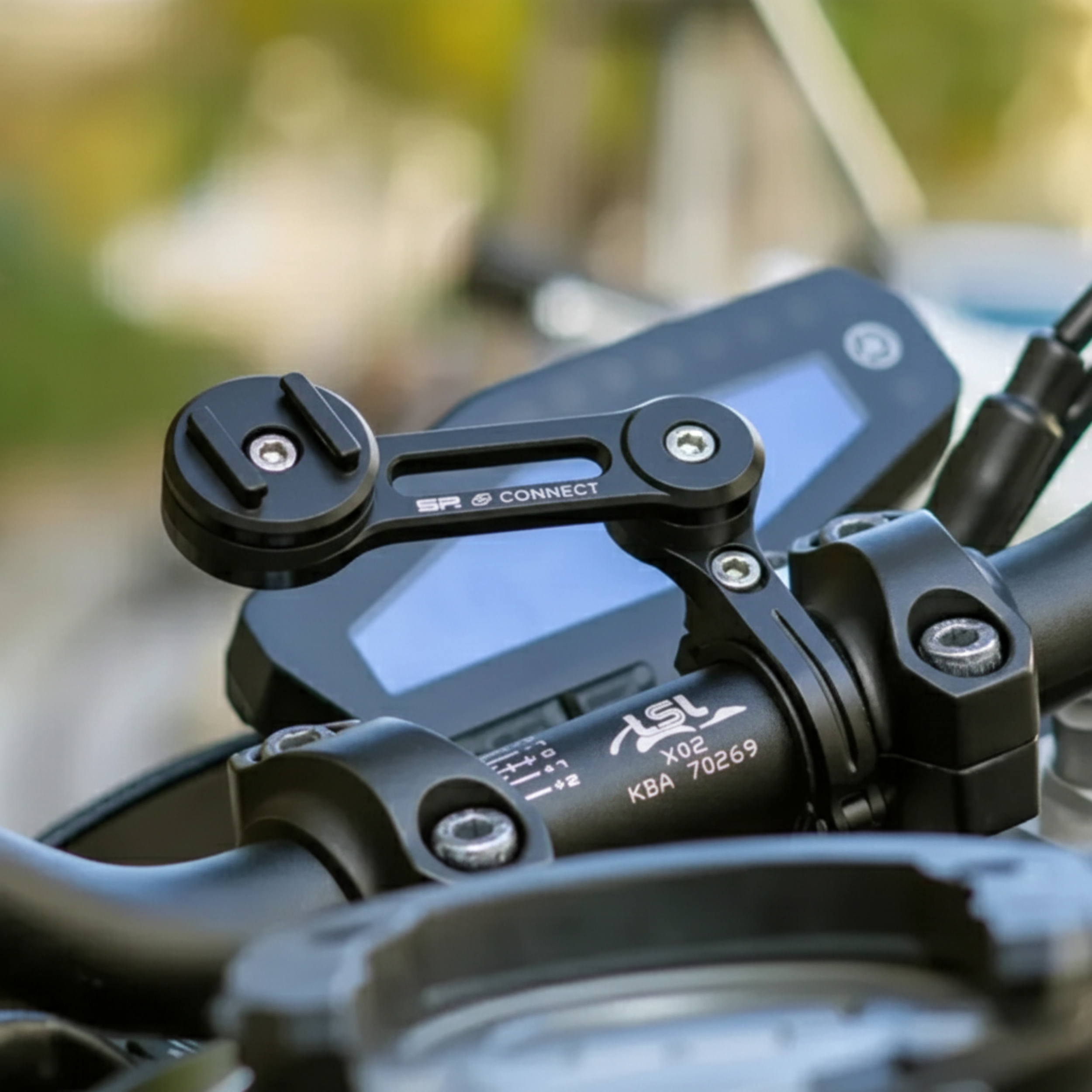 Support de téléphone pour guidon de moto