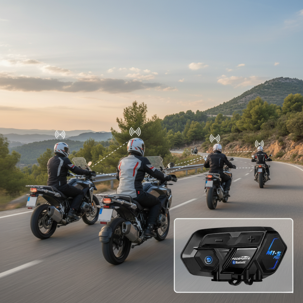 Intercom de casque moto