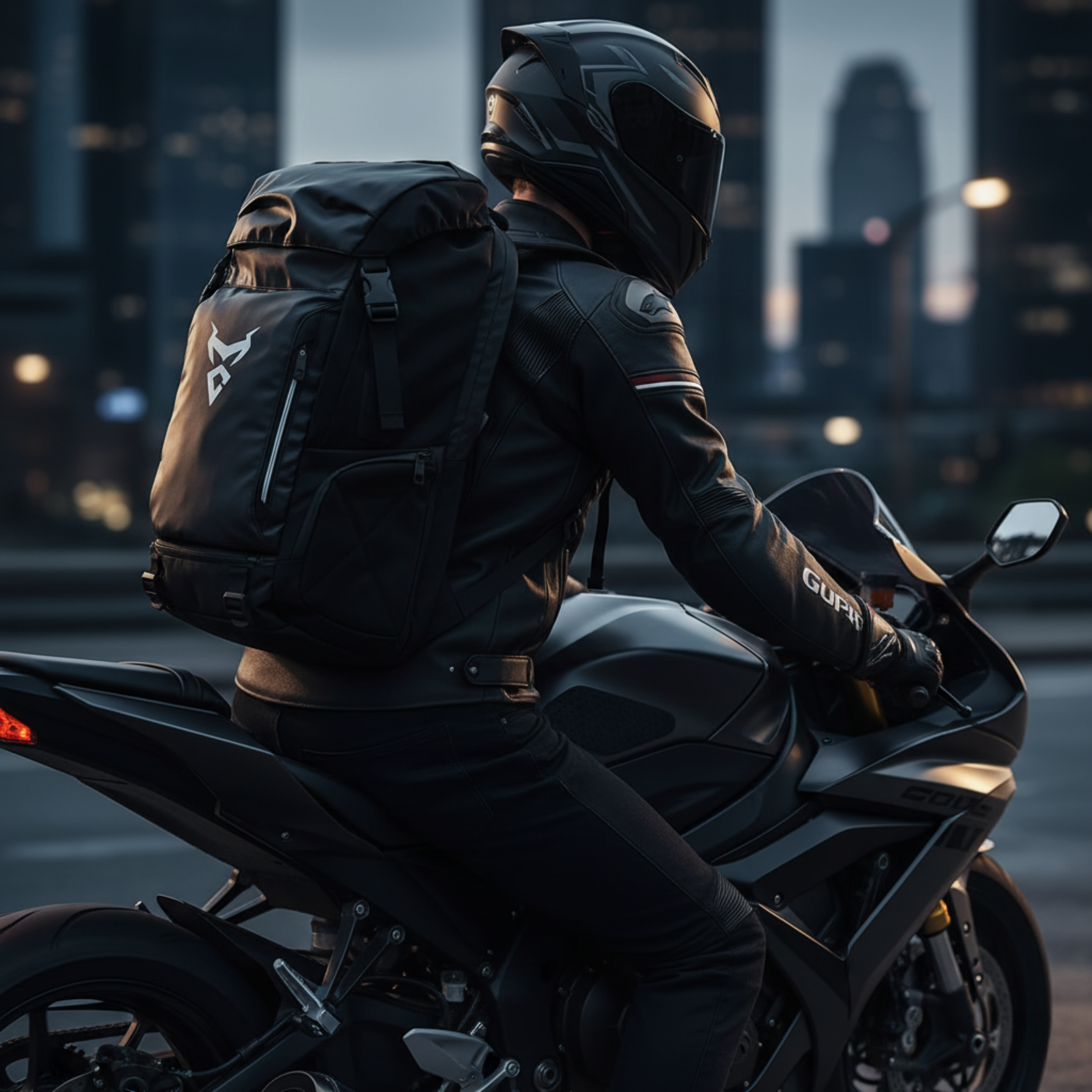 Sac à dos moto polyvalent