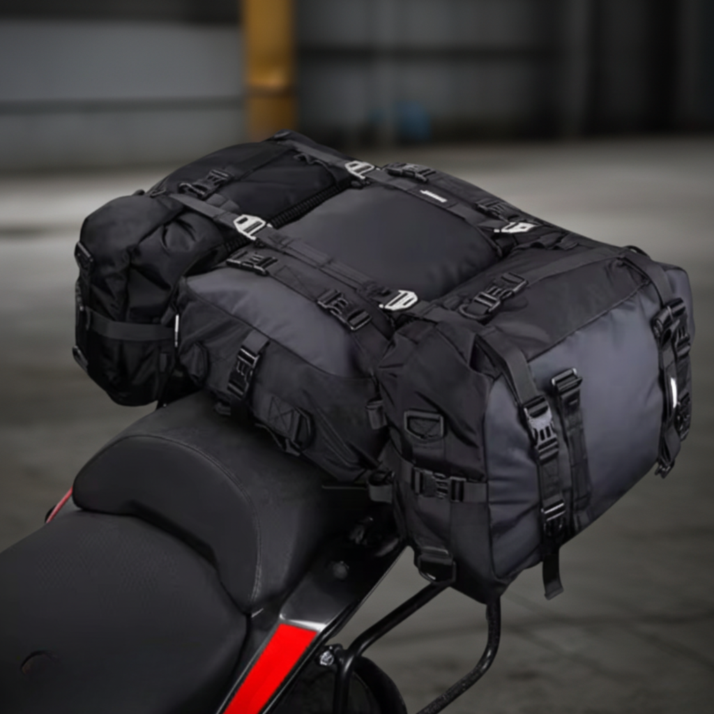 Sac moto convertible en sac à dos