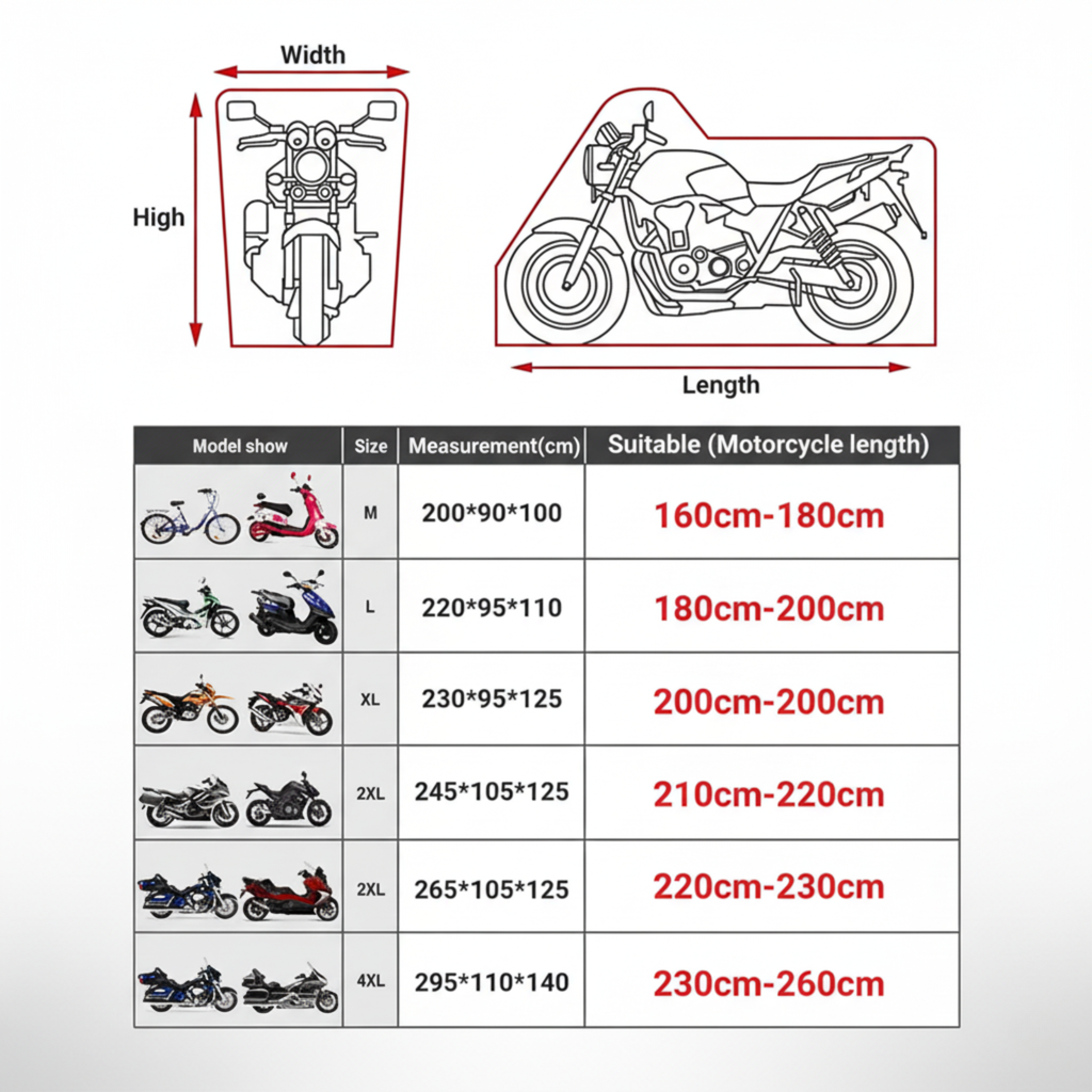 Housse de protection moto intérieur et extérieur