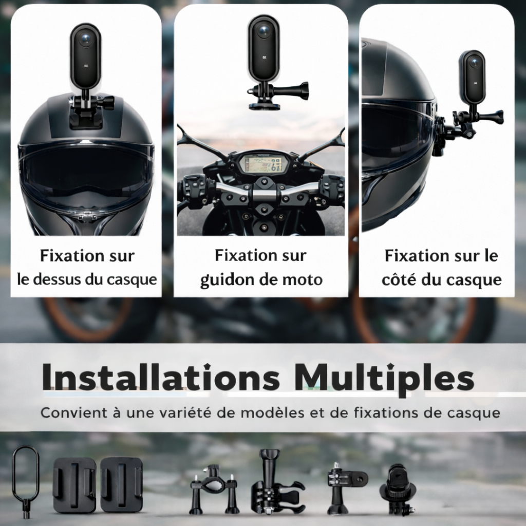 Caméra moto compacte portable