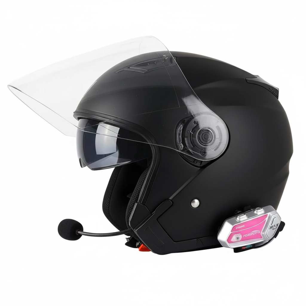 Intercom Bluetooth pour casque moto – Communication audio sans fil